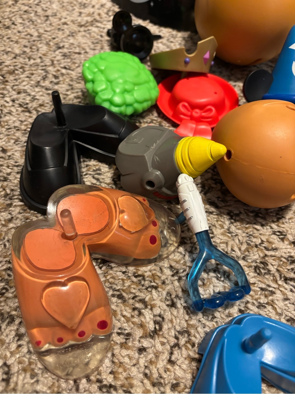 Mr.Potato Head Mixed Mattel Dress-Up Accessories Set Parts